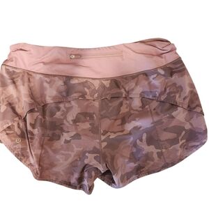 Lululemon Speed Up Short *2.5"Incognito Camo Pink Taupe Multi / Pink Taupe
